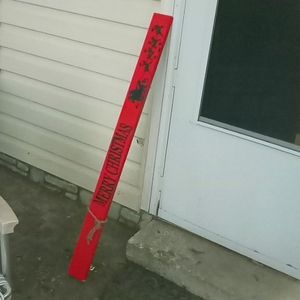 Wooden merry Christmas sign